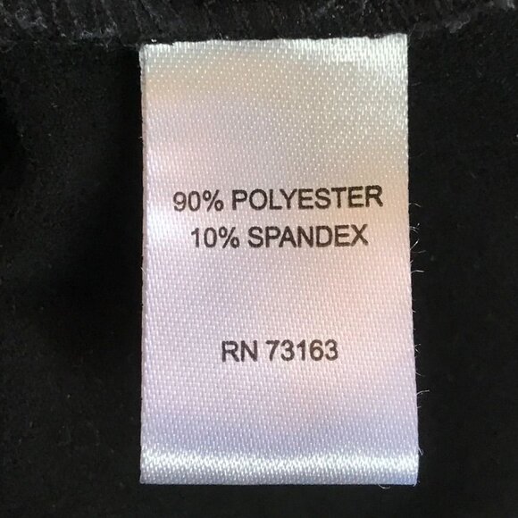 Spense Faux Suede Patchwork Sleeveless Sheath Dress in Blue Gray - Size 10 - Picture 5 of 6